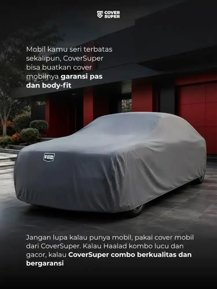 Cover mobil all type listrin dan non
