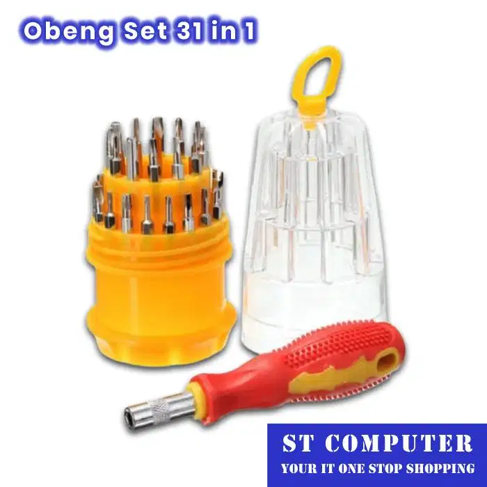 Obeng Set Botol 31 in 1