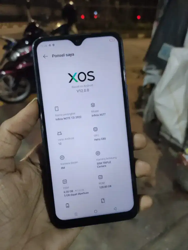 Infinix note 12i 6+4/128