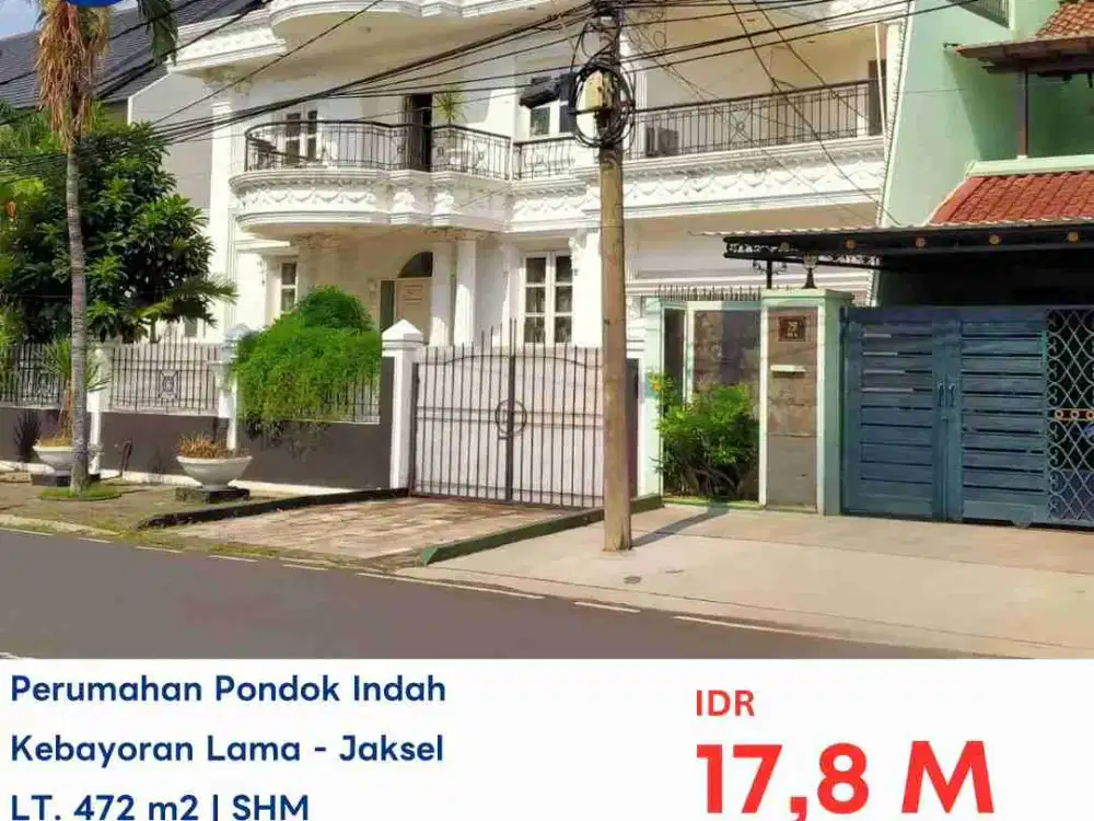 LELANG RUMAH MEWAH DI PONDOK INDAH JAKARTA SELATAN