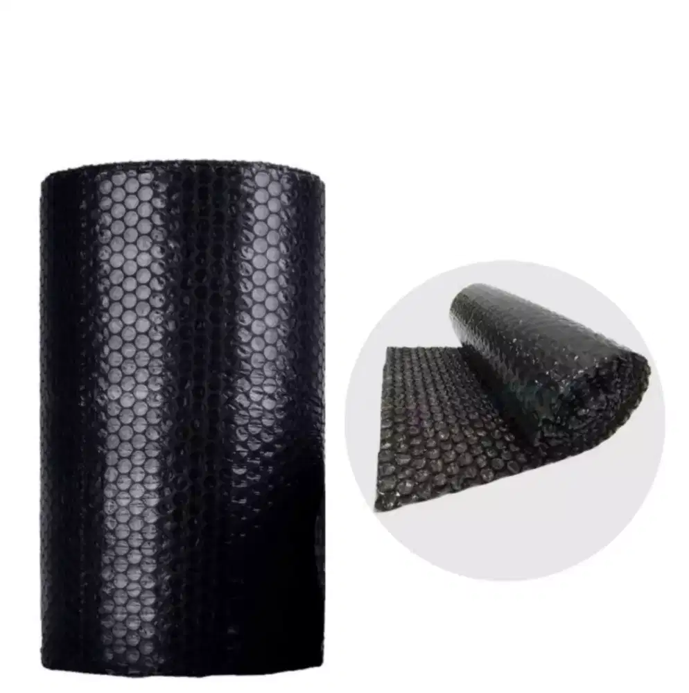 BUBBLE WRAP PLASTIK ROLL HITAM BAGUS*