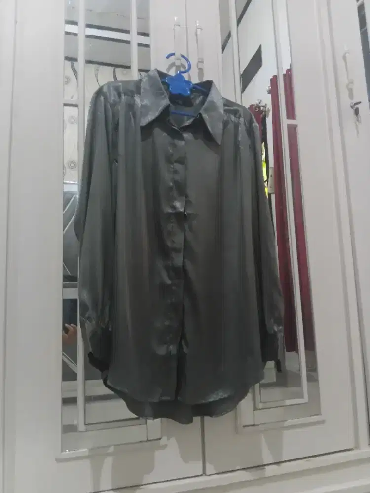(New) baju atasan wanita bahan silk