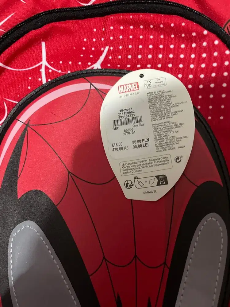 Tas marvel spiderman baru