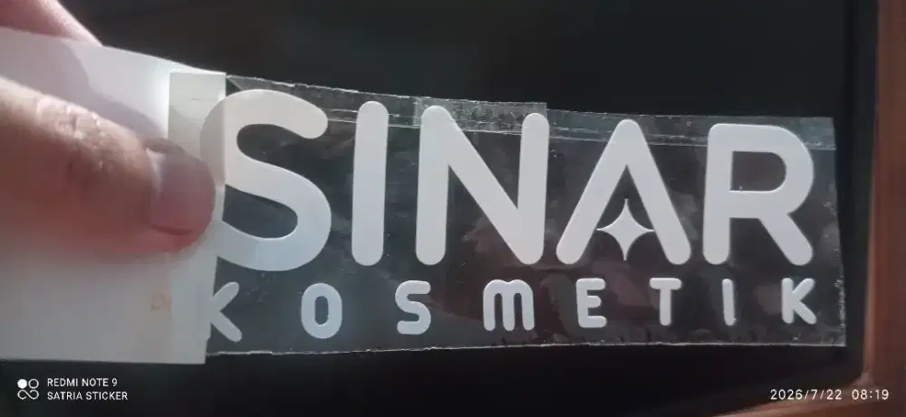 Stiker scotlet motor sticker logo nama toko kantor & komunitas