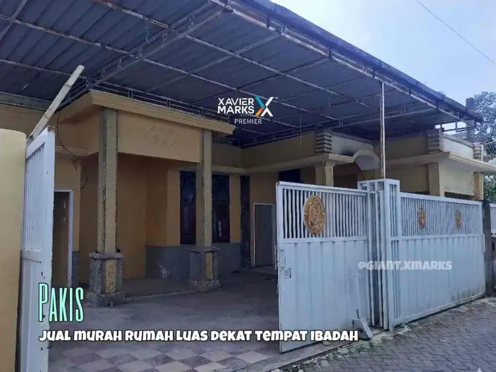 Jual murah rumah luas dekat tempat ibadah di pakis kembar Pakis Malang