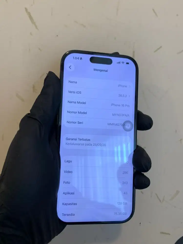 Iphone 16 Pro 128gb Garansi Resmi ON