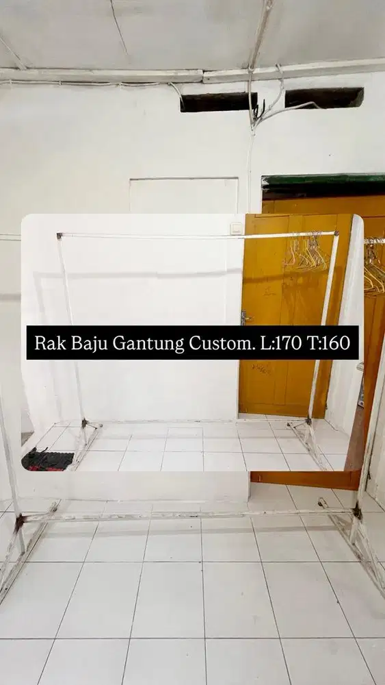 Rak Gantungan Baju custom + Rak Sepatu Adjust