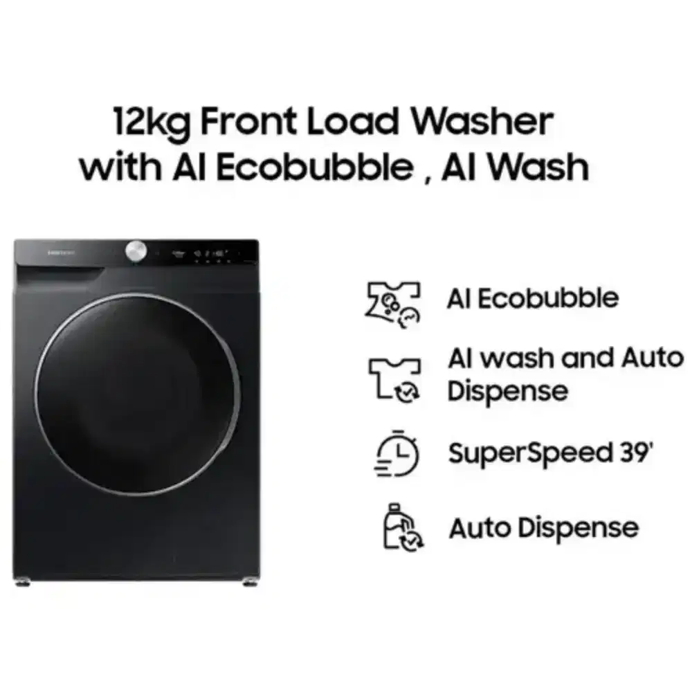 MESIN CUCI FRONT LOADING 12KG