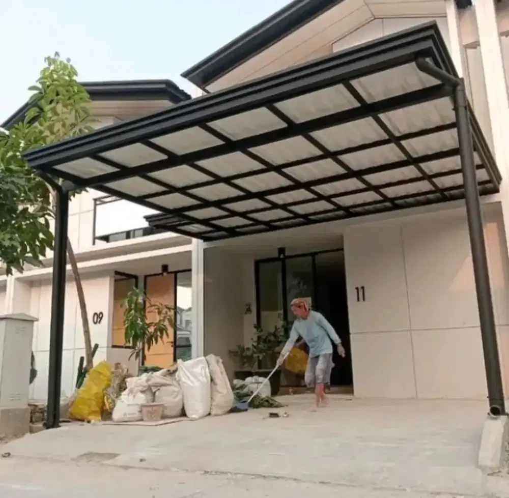 kanopi atap UPVC Bahan Berkualitas holo Galpanis