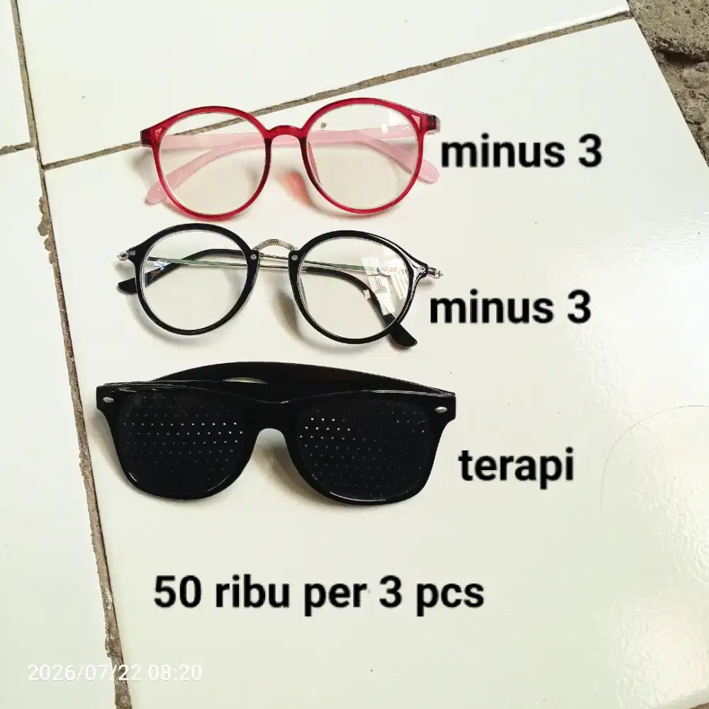 Pahami deskripsi 50 ribu per 3 pcs kacamata