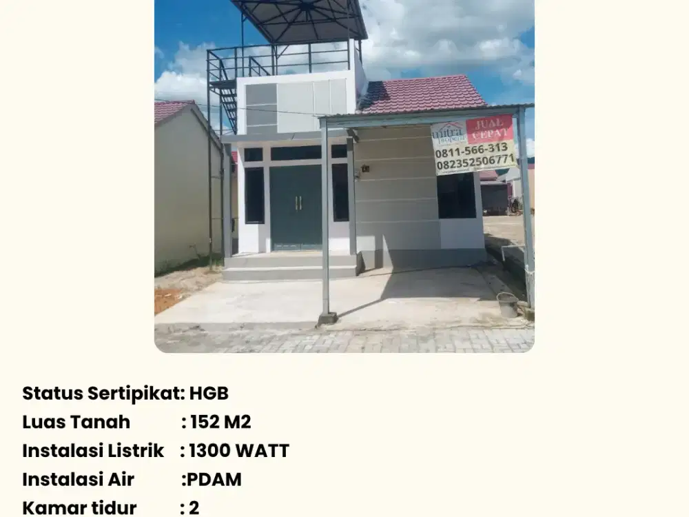 DI JUAL RUMAH DENGAN VIEW ALAM TERBAIK DI SINGKAWANG