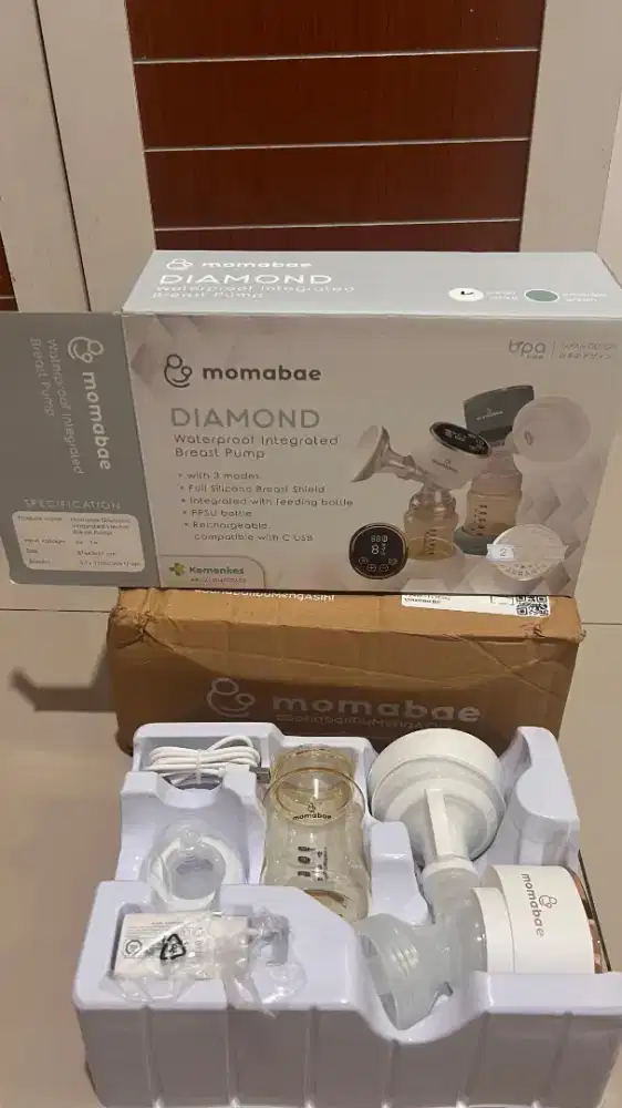 Preloved pompa asi elektrik portable Momabae - Diamond