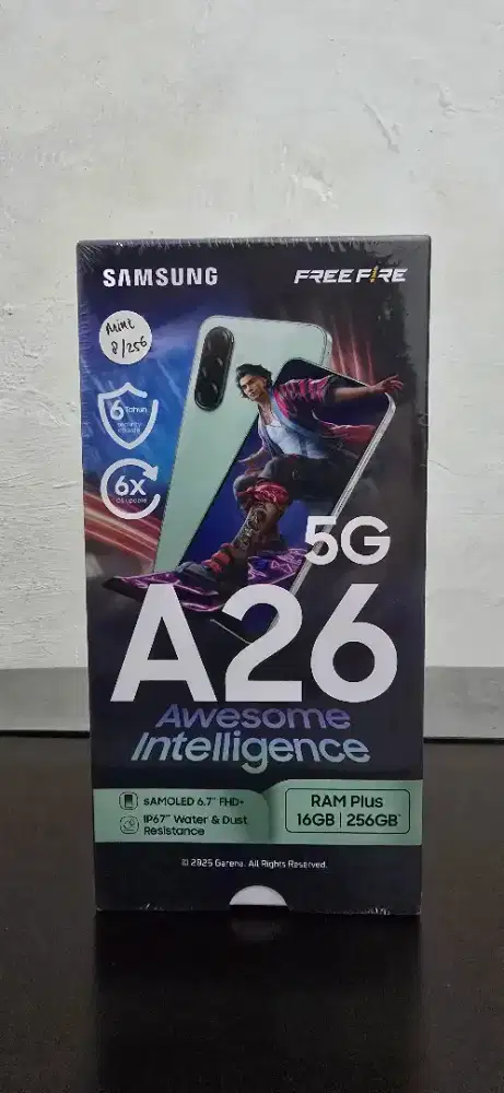 Dijual samsung A26 5G 8+8/256 gb