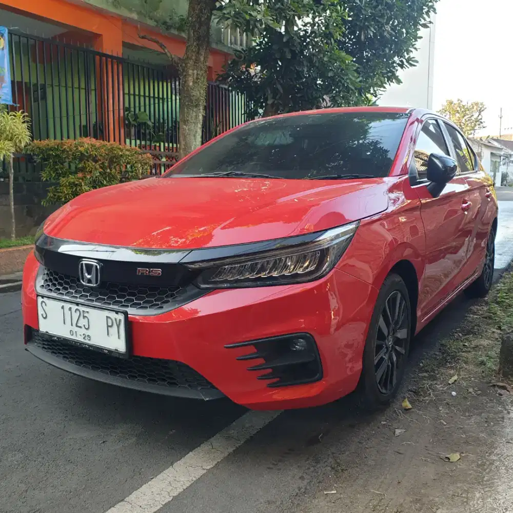 HONDA CITY HATCHBACK RS 1.5 CVT 2022 MERAH KM 48RIBU TAX ON