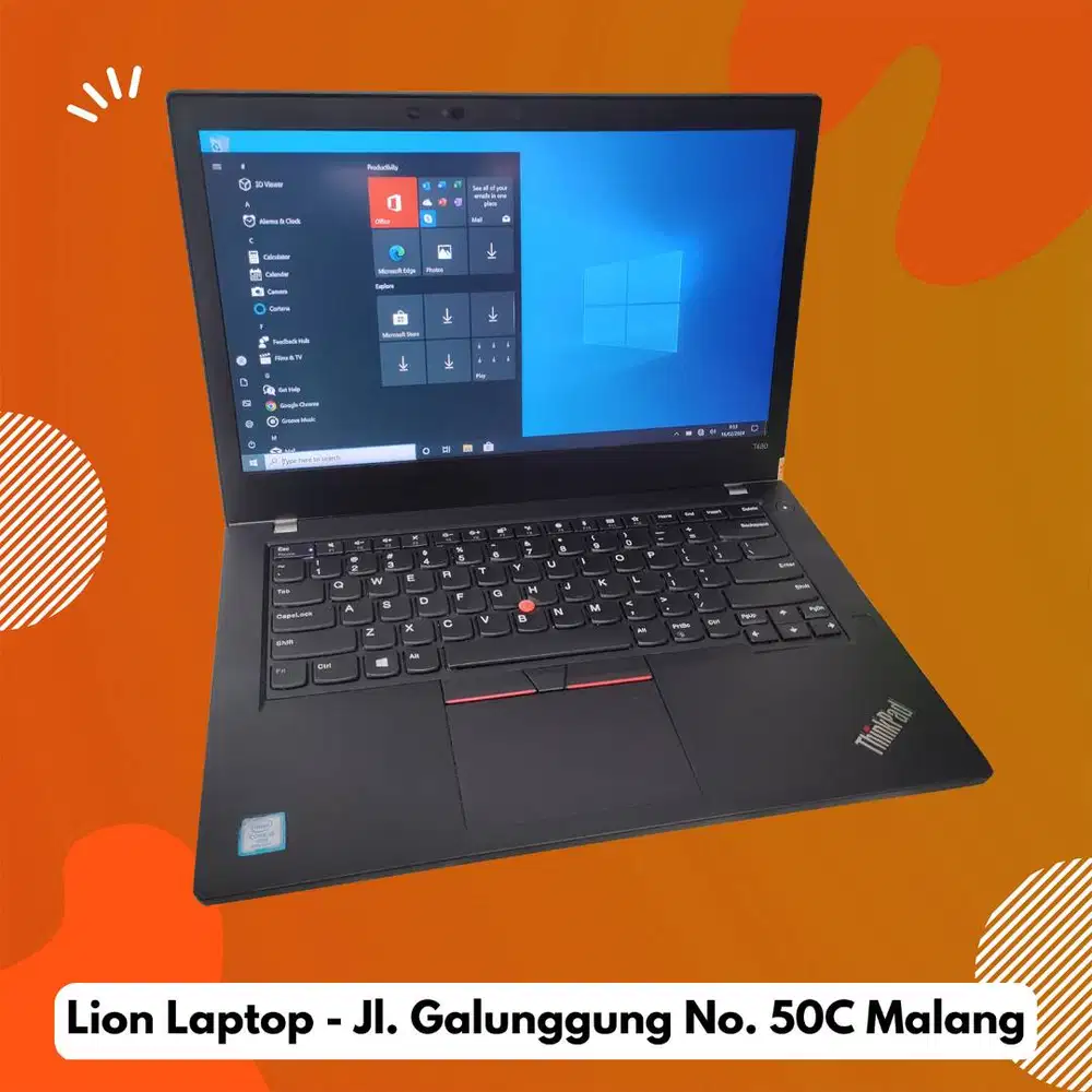RAM 8GB Core i5 gen 8 Lenovo Thinkpad T480 [22|07]