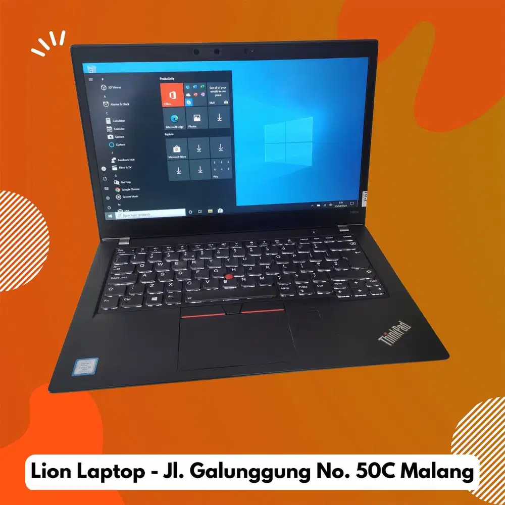 RAM 8GB Core i5 gen 8 Lenovo Thinkpad T480s SLIM [22|07]