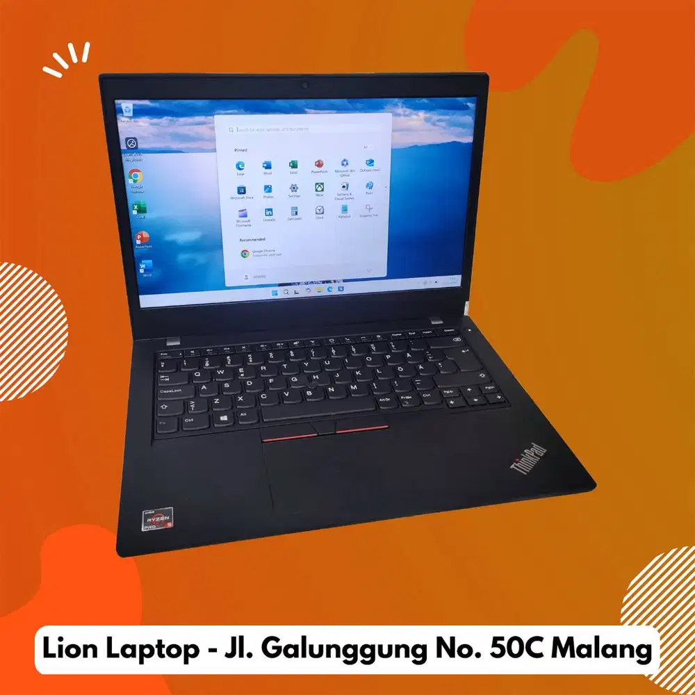 Gaming/Editing AMD Ryzen 5 PRO 8/256 MULUS Lenovo Thinkpad L14 [22|07]