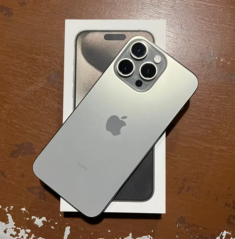 IPHONE 15 PRO MAX 256GB NATURAL RESMI IBOX