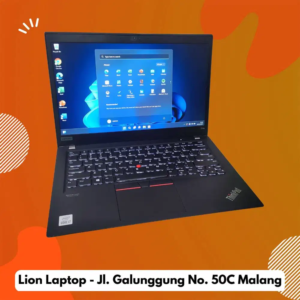 RAM 16GB Core i7 Gen 10 Slim SSD 256GB Lenovo Thinkpad T14S [22|07]