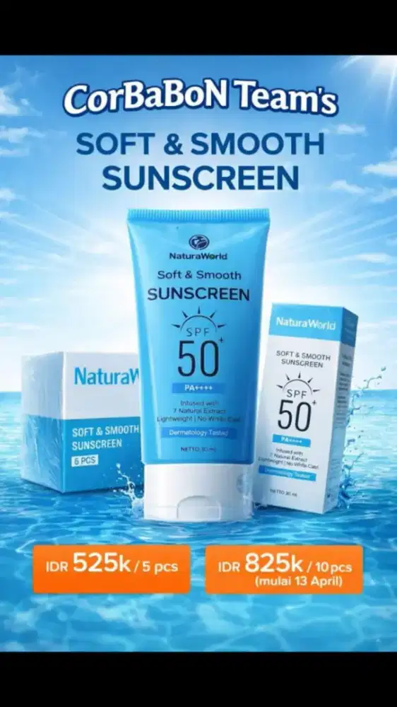 Suncreen Smooth Natura World