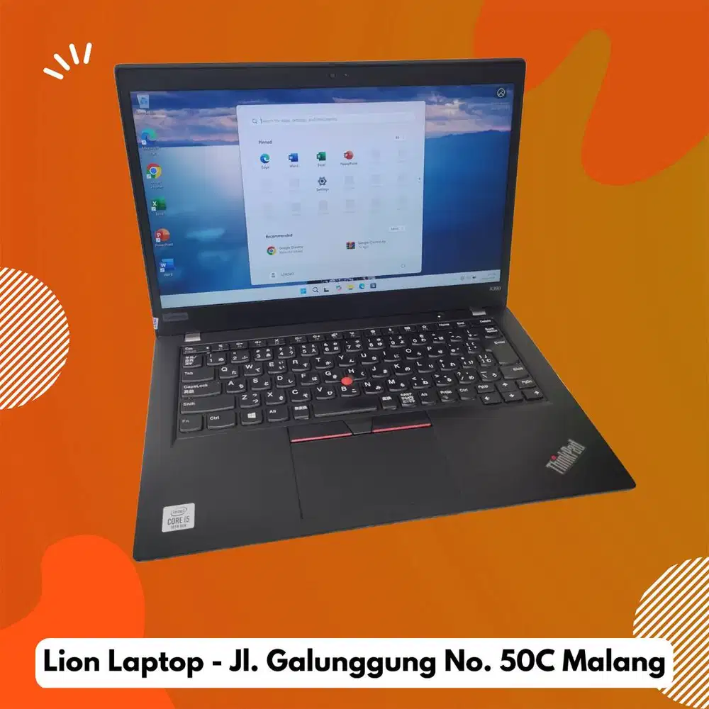 i5 GEN 10 Murah RAM 8GB Lenovo Thinkpad X390 [22|07]