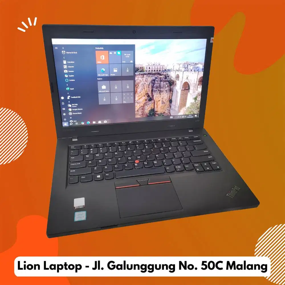 RAM 8GB Core i5 SSD Murah Lenovo Thinkpad L470 [22|07]