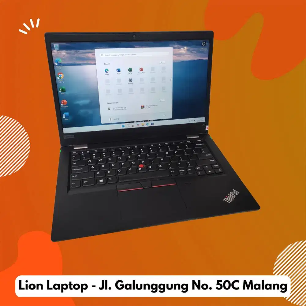 i5 Gen 10 Slim RAM 8GB SSD 256GB Lenovo Thinkpad L13 [22|07]