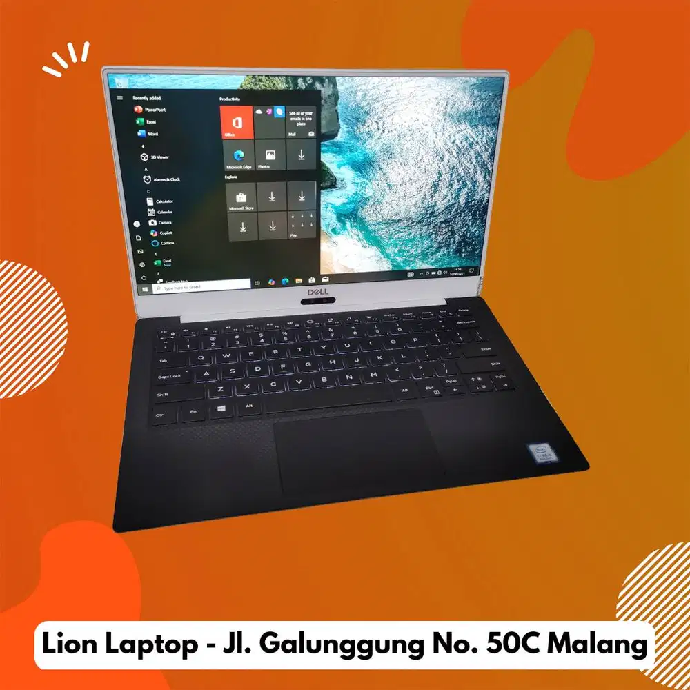 Slim & Ringan Core i5 RAM 8 SSD 256 DELL XPS 13 9370 [22|07]