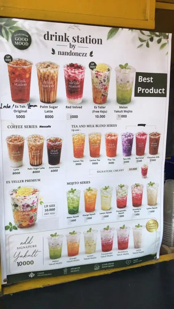 Jaga kedai minuman