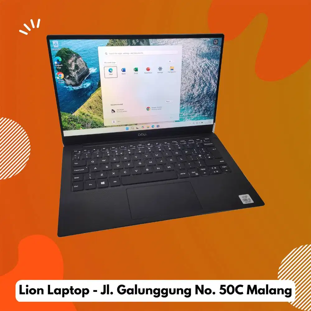 Slim & Ringan Core i5 gen 10 RAM 8 SSD 256 DELL XPS 13 7390 [22|07]