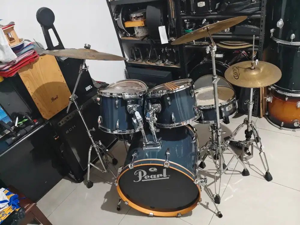 Drum pearl ex plus cymbal