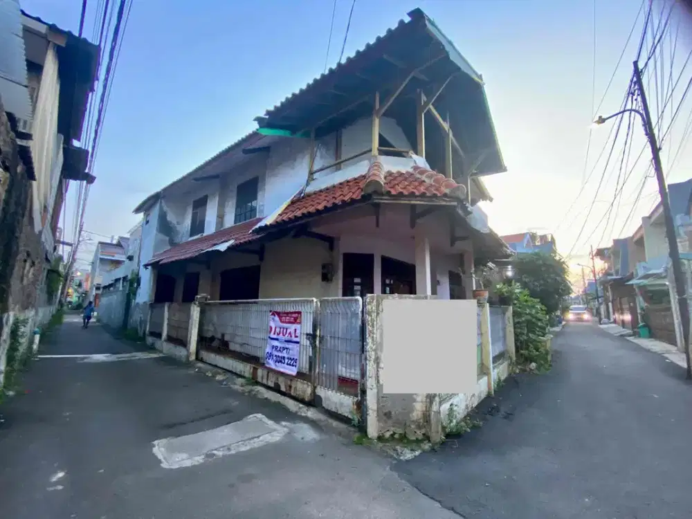 Jual Rumah Tua Rawamangun Hook, 145M2 Rp 2.5M , BU, Nego Sampai Jadi
