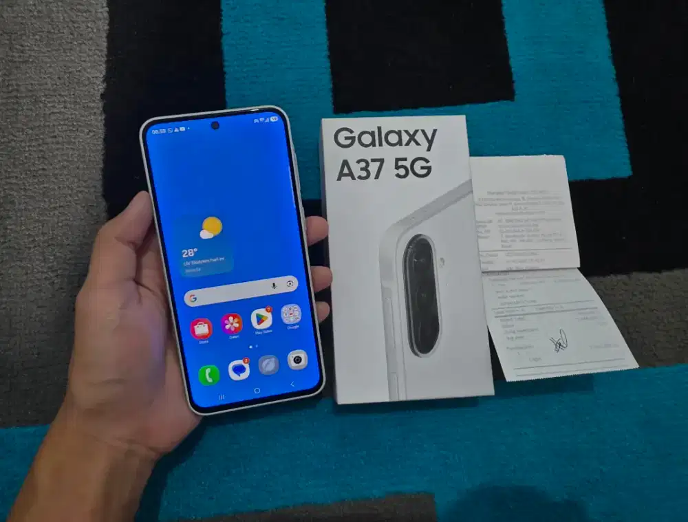 Samsung Galaxy A37 5G 8/256 baru sebulan ada nota