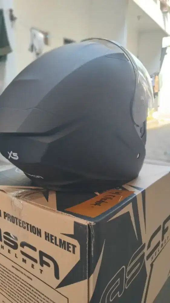 Helm ASCA X5 kaca smoke