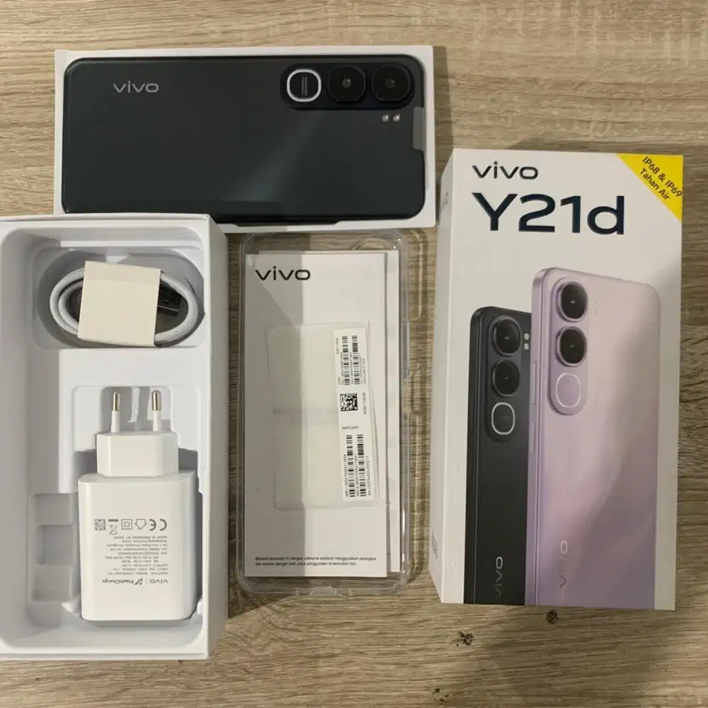 Vivo y21d 4+4/128gb second fullset mulus kaya baru