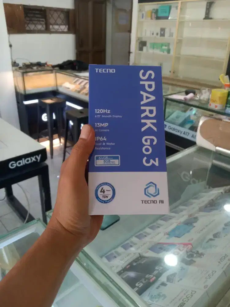 [ Fast respon WA ] Tecno Spark GO3 4+4/64 Garansi resmi 13bln