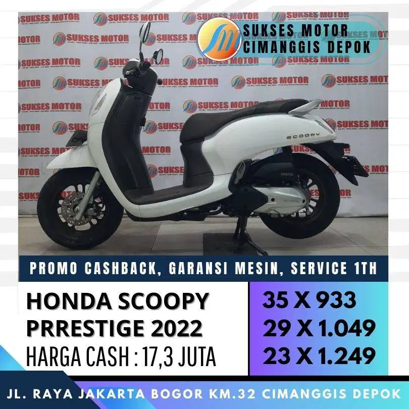 DP 500 SCOOPY PRESTIGE 2022 CASH KREDIT CICILAN RINGAN [SUKSES MOTOR]