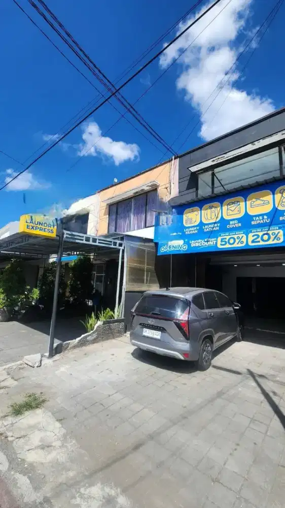 GEDUNG +LAUNDRY OPERASIONAL JALAN UTAMA 3,5M  TAKE OVER LANGSUNG CUAN
