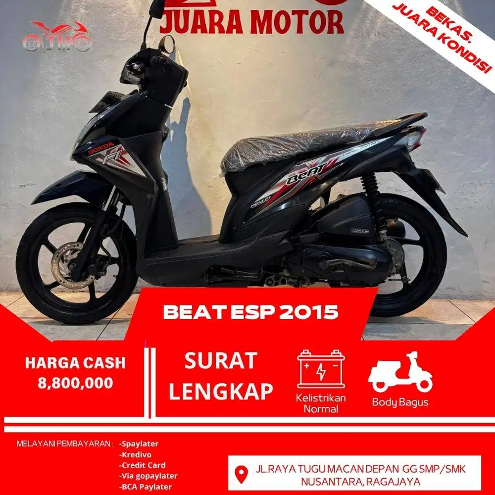 BEAT ESP 2015 SURAT LENGKAP HARGA TERMURAH SIAP PAKAI NO KENDALA