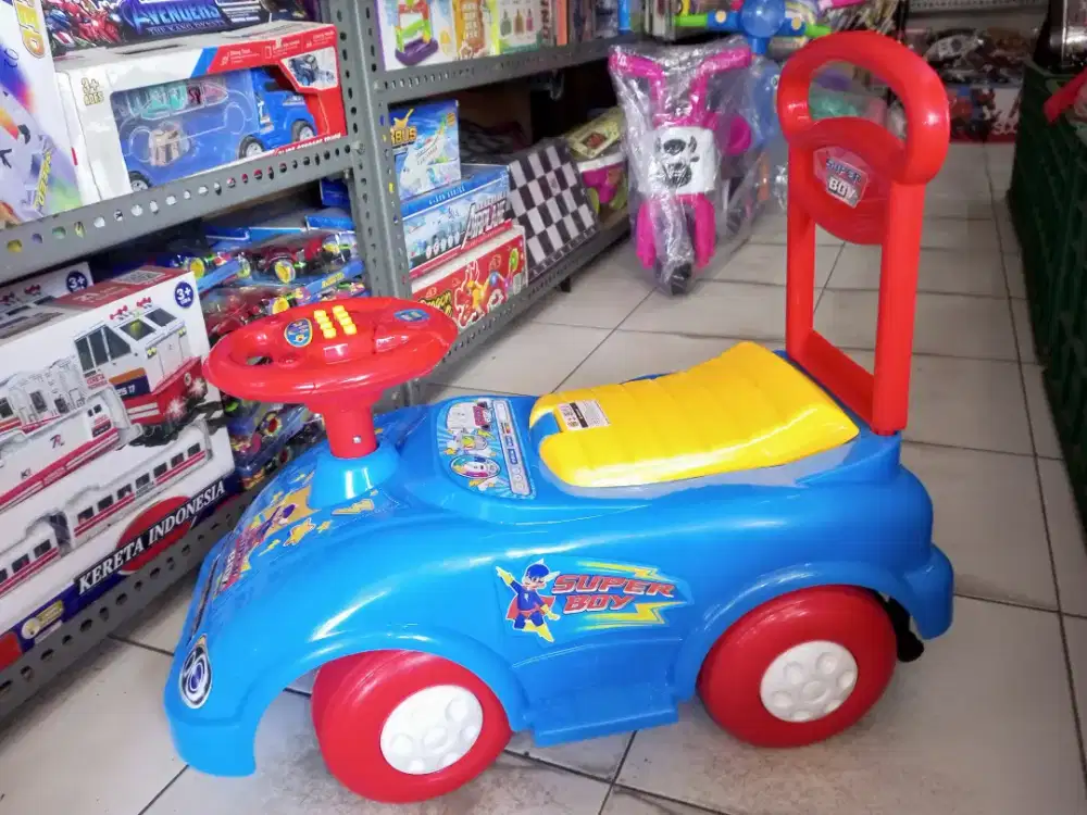 Mainan Anak Mobil Naik Super unicorn musik