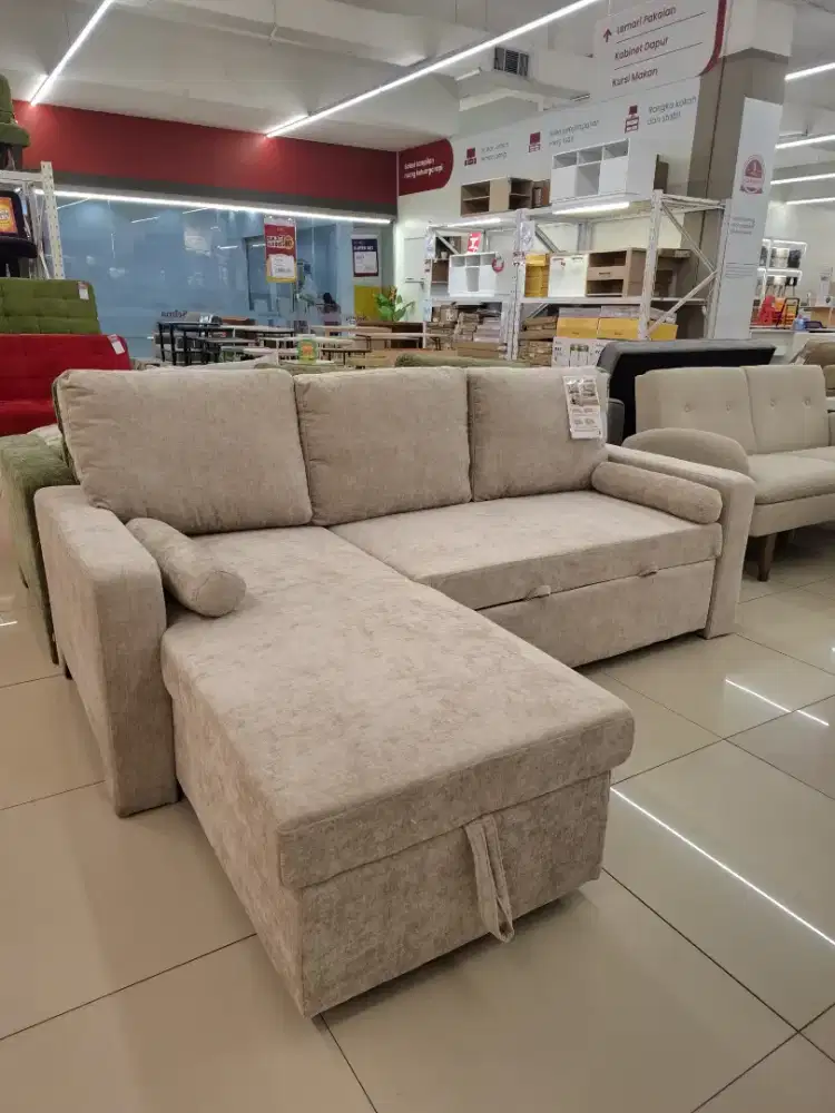 SOFA L BISA KANAN/KIRI EMPUK LEGA CICIL 0%