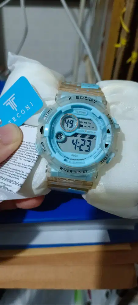 Jam Ori Teconi seiken jarang pakai mulus tahan air rendam kuat bandel
