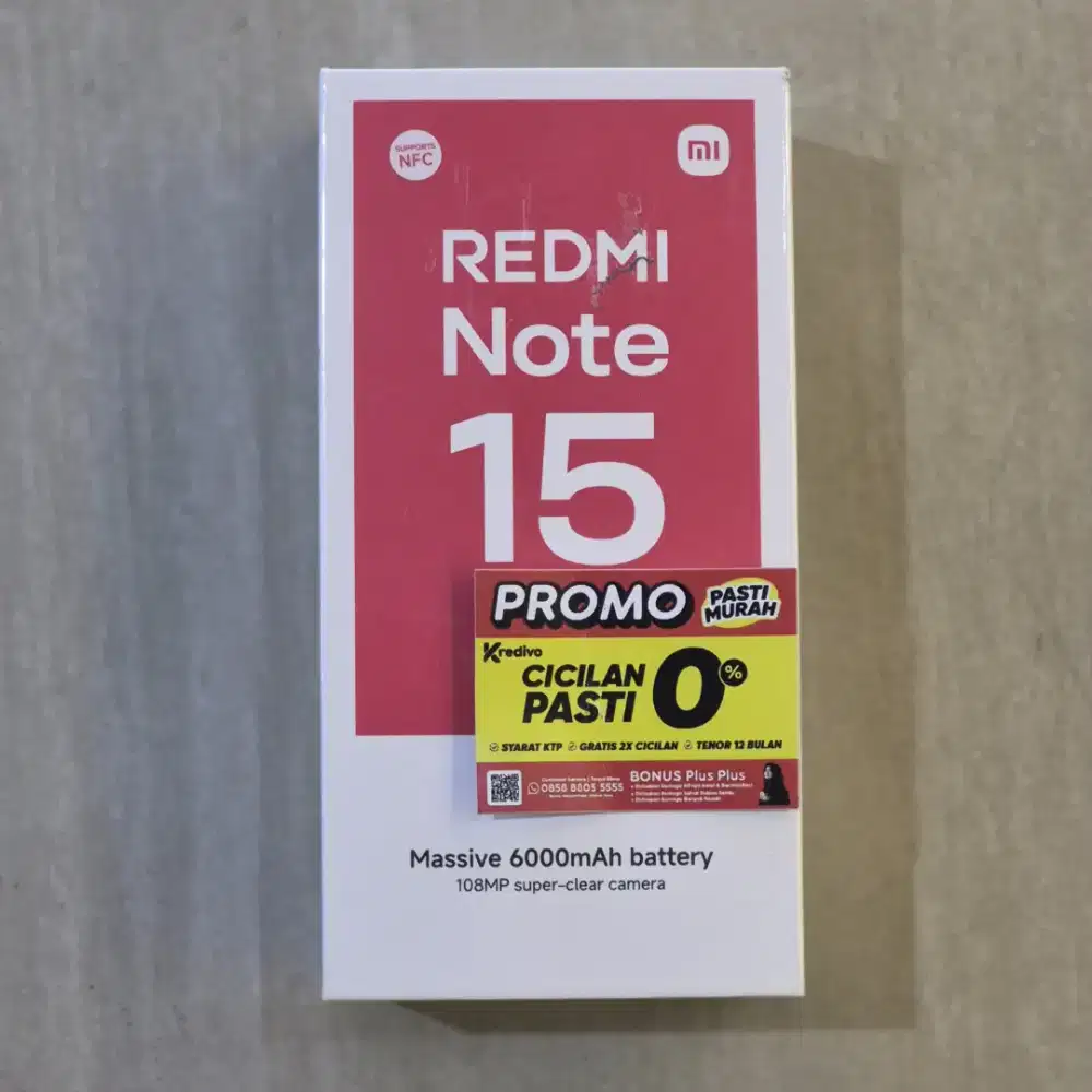 Redmi note 15 ram 8+8/128,bisa tanpa dp