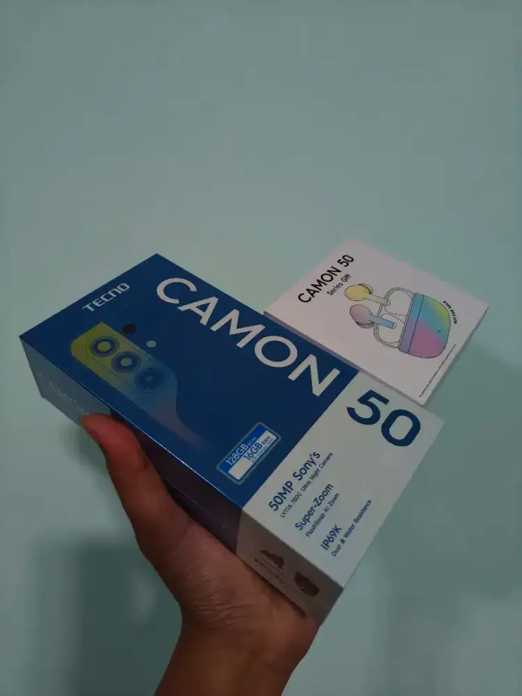 Tecno Camon 50 8/128 new free TWS
