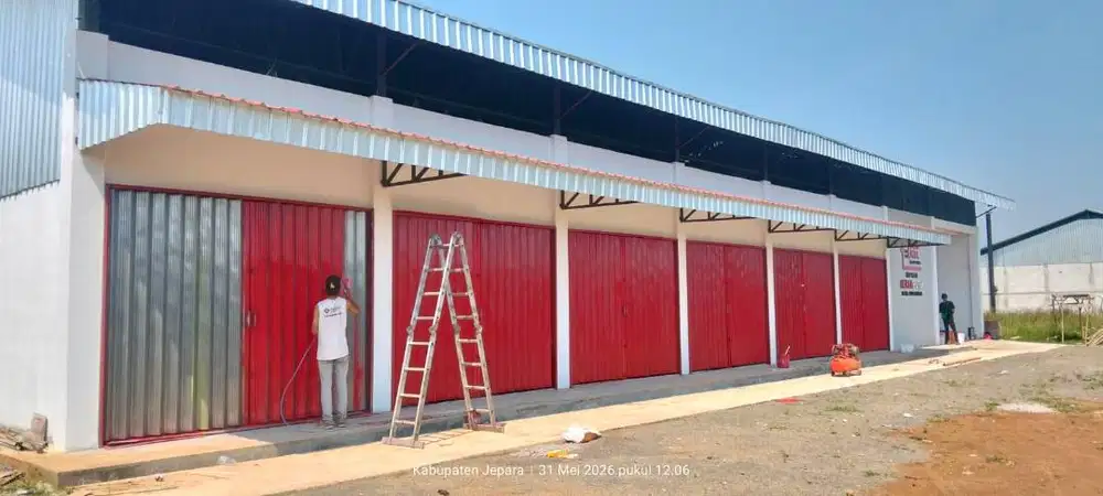 Terima Orderan Pintu Folding Gate Koperasi Desa Merah Putih (KDMP)
