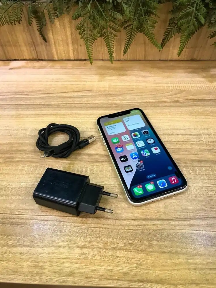iPhone XR white 128GB iCloud aman!