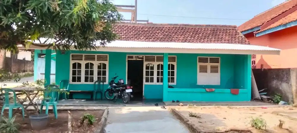 Di jual rumah full siap pakai/boleh juga di beli tanah siap bangun
