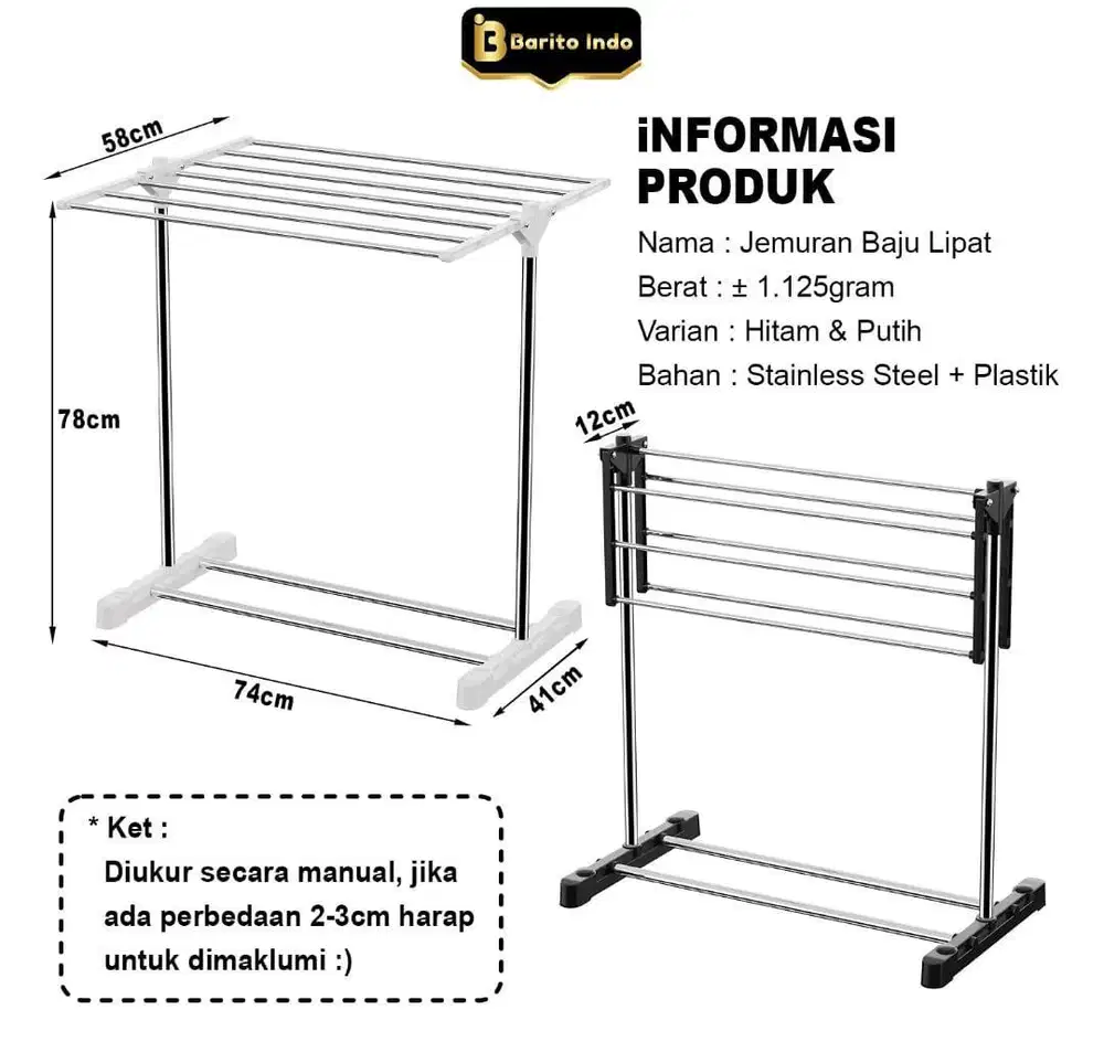 Jemuran Baju praktis