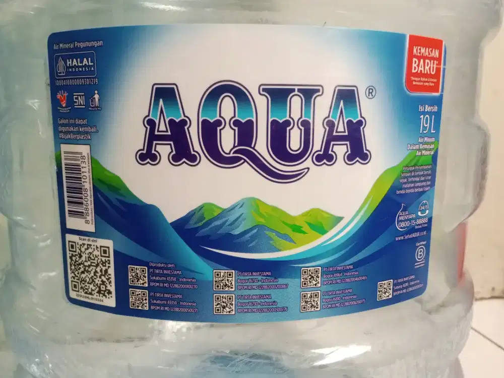 Galon Aqua Bekas