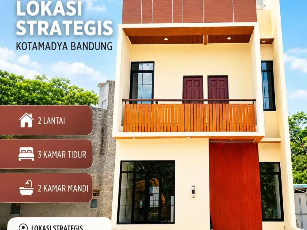 RUMAH BARU DI PANGHEGAR 60/60 STRATEGIS DKT GEDEBAGE UJUNGBERUNG BANDUNG